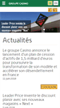 Mobile Screenshot of groupe-casino.fr