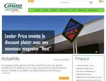 Tablet Screenshot of groupe-casino.fr